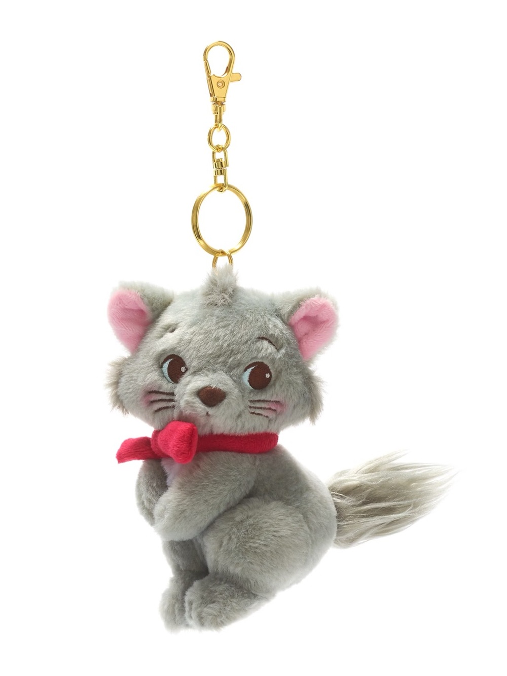 BNWT Hong Kong Disneyland Disney The Aristocats Berlioz Plush Keychain